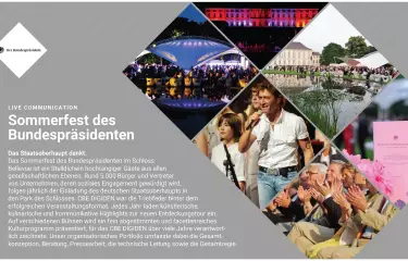 Sommerfest des Bundespräsidenten