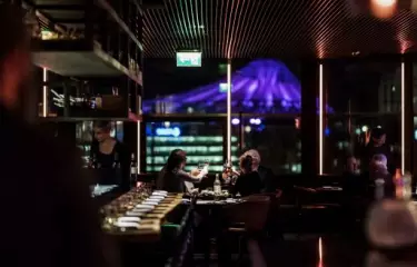 Fine Dining im Himmel über Berlin